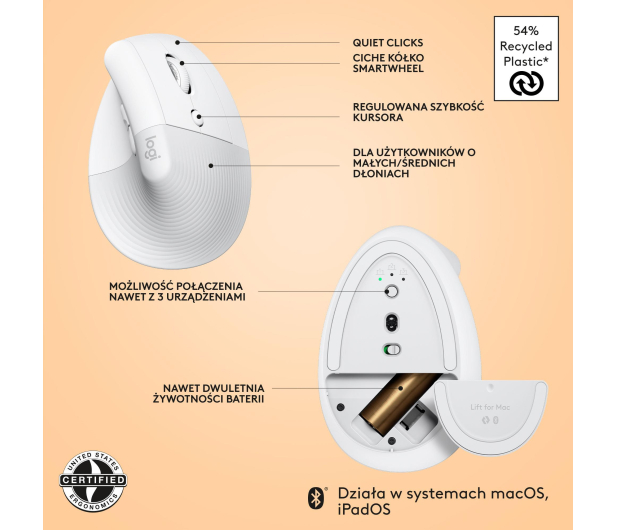 Logitech LIFT for Mac - 1080181 - zdjęcie 11